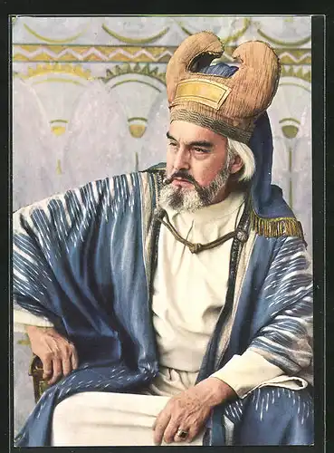 AK Oberammergau, Passionsspiele 1960, Annasdarsteller Jakob Klucker