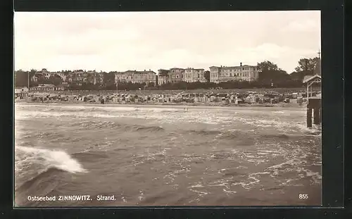 AK Zinnowitz, Sicht auf den Strand