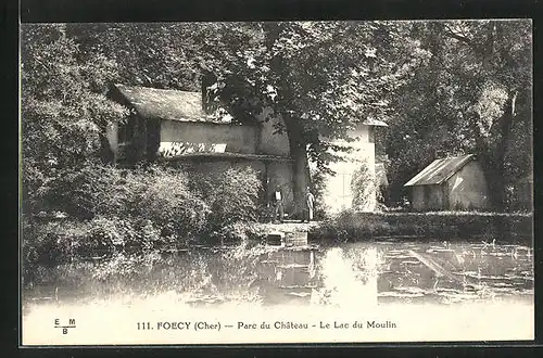 AK Foecy, Parc du Château, Le Lac du Moulin