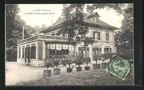 AK Foécy, Le Petit Château, Facade Ouest
