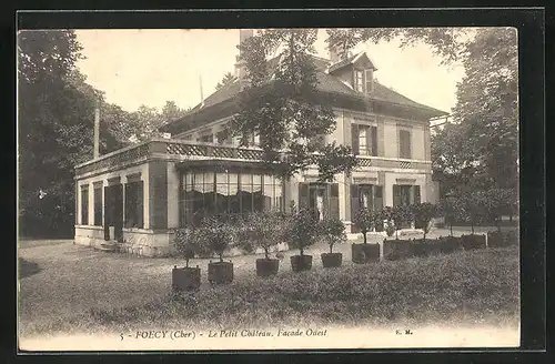 AK Foécy, Le Petit Château, Facade Ouest