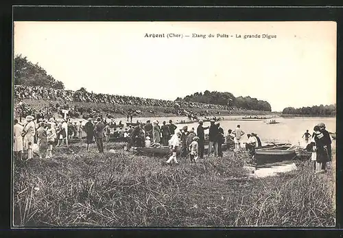 AK Argent, Etang du Puits, La grande Digue