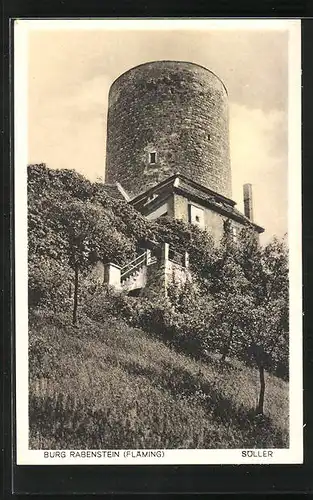 AK Rabenstein /Fläming, Burg Rabenstein, Söller
