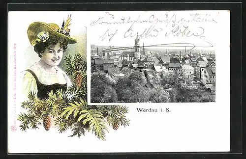 Präge-AK Werdau i. S., Teilansicht