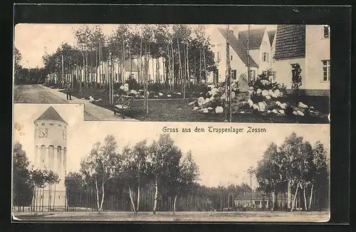 AK Zossen, Verschiedene Ansichten des Truppenlagers