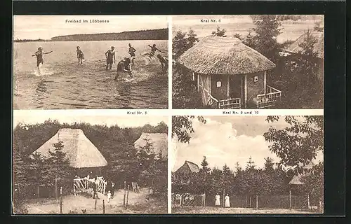 AK Ahrensdorf / Templin, Neu-Afrika, Freibad