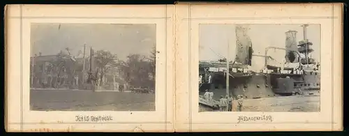 Fotoalbum mit 67 Fotografien Ansicht Tsingtau / Kiautschou-China, Deutsches Pachtgebiet, Russisch-Japanischer Krieg
