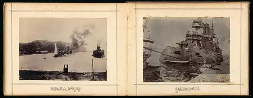 Fotoalbum mit 67 Fotografien Ansicht Tsingtau / Kiautschou-China, Deutsches Pachtgebiet, Russisch-Japanischer Krieg