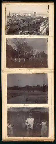 Fotoalbum mit 67 Fotografien Ansicht Tsingtau / Kiautschou-China, Deutsches Pachtgebiet, Russisch-Japanischer Krieg