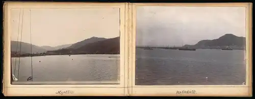 Fotoalbum mit 67 Fotografien Ansicht Tsingtau / Kiautschou-China, Deutsches Pachtgebiet, Russisch-Japanischer Krieg