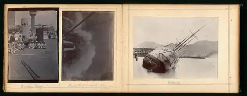 Fotoalbum mit 67 Fotografien Ansicht Tsingtau / Kiautschou-China, Deutsches Pachtgebiet, Russisch-Japanischer Krieg