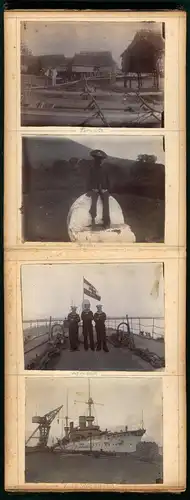 Fotoalbum mit 67 Fotografien Ansicht Tsingtau / Kiautschou-China, Deutsches Pachtgebiet, Russisch-Japanischer Krieg