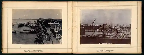 Fotoalbum mit 67 Fotografien Ansicht Tsingtau / Kiautschou-China, Deutsches Pachtgebiet, Russisch-Japanischer Krieg