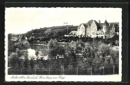 AK Aschersleben, Landsitz Haus Lapp am Berge