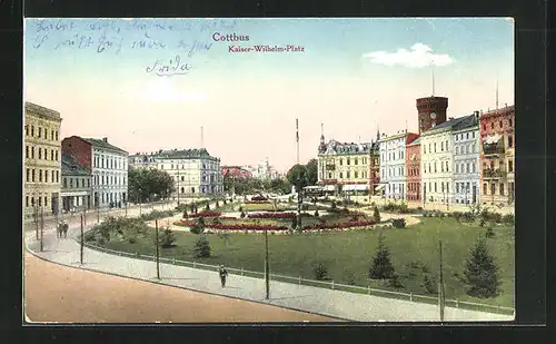 AK Cottbus, Kaiser-Wilhelm-Platz