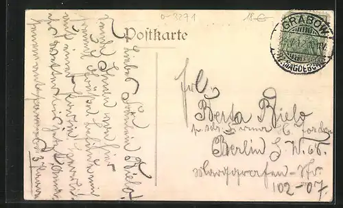 AK Friedensau, Blick auf Haus am Feld