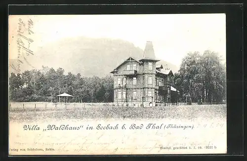 AK Seebach b. Bad Thal, Blick auf die Villa Waldhaus