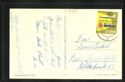 AK Finsterwalde, Wasserturm, Schloss, Sänger von Finsterwalde