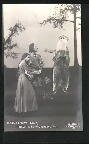 Foto-AK Hugo Erfurth: Berner Totentanz, Der Tod