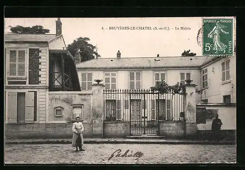 AK Bruyères-le-Chatel, La Mairie