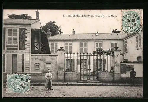AK Bruyères-le-Chatel, La Mairie