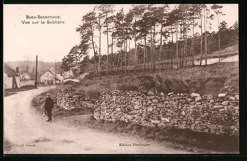 AK Buno-Bonnevaux, Vue sur la Sablière
