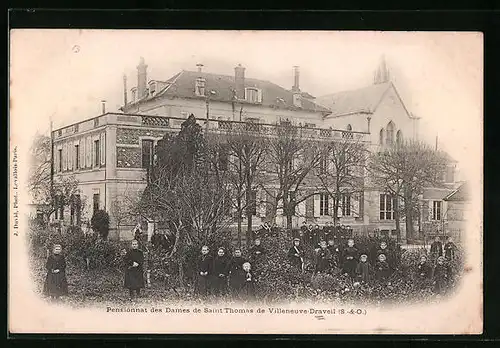 AK Draveil, Pensionnat des Dames de Saint Thomas de Villeneuve