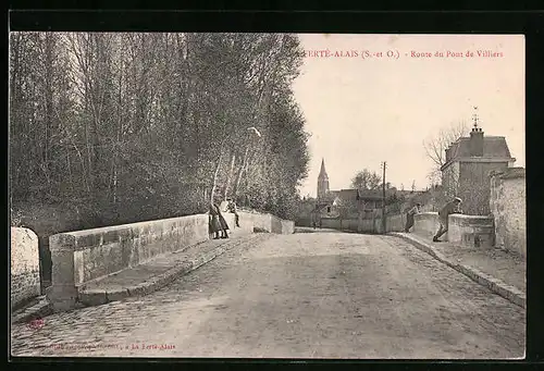 AK La Fertè-Alais, Route du Pont de Villiers