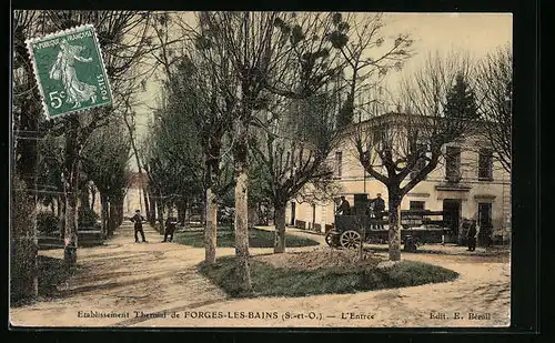 AK Forges-les-Bains, Etablissement Thermal, L`Entrèe