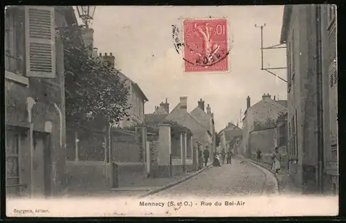 AK Mennecy, Rue du Bal-Air