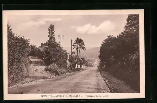 AK Gometz-le-Chatel, Descente de la Cote