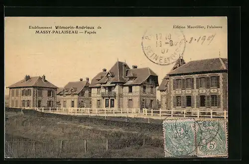 AK Massy-Palaiseau, Etablissement Vilmorin-Andrieux - Facade