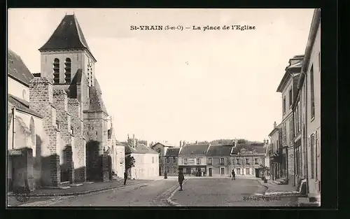 AK Saint-Vrain, La place de l`Èglise