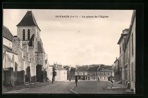 AK Saint-Vrain, La place de l`Èglise