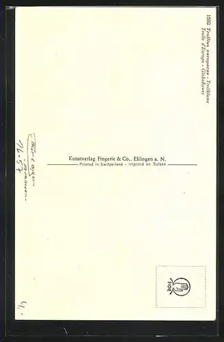 Foto-AK Emanuel Gyger: Trollblume