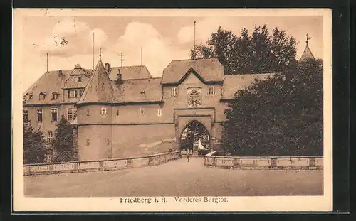 AK Friedberg i. H., Vorderes Burgtor