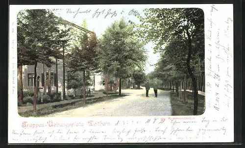 AK Zeithain, Truppenübungsplatz, Kommandantur