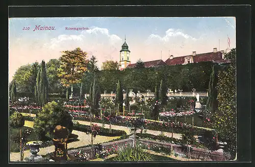 AK Mainau, Rosengarten