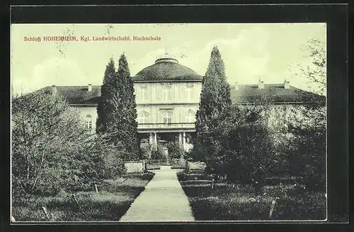 AK Hohenheim, Schloss Hohenheim, Kgl. Landwirtschaftliche Hochschule