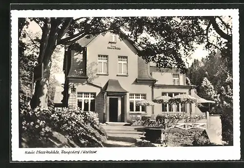 AK Rengsdorf / Westerwald, Hotel Haus Obere-Mühle