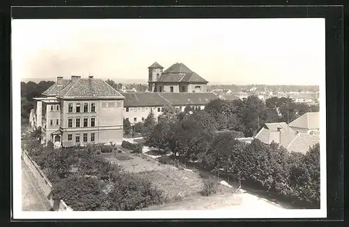 AK Veselí nad. Moravou, Ortsansicht aus der Vogelschau