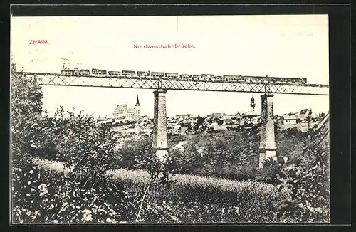 AK Znaim, Nordwestbahnbrücke