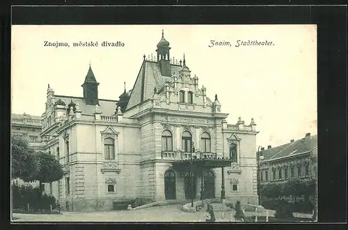 AK Znojmo /Znaim, mestske divadlo, Stadttheater