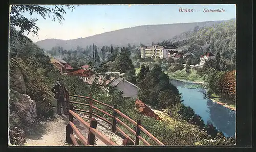 AK Brünn / Brno, Steinmühle