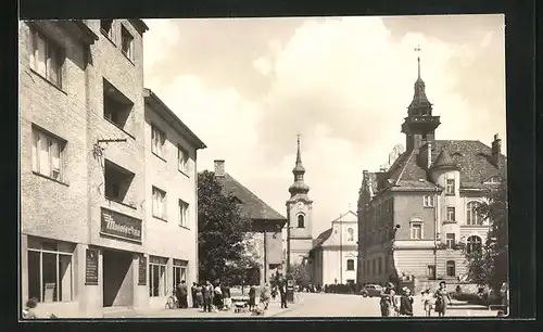 AK Göding / Hodonin, Zámecká ulice