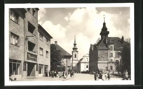 AK Göding / Hodonin, Zámecká ulice