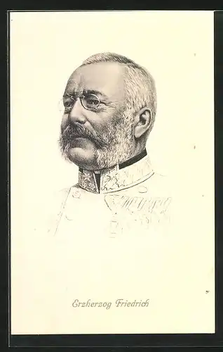 AK Erzherzog Friedrich von Österreich