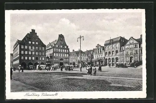 AK Flensburg, Partie am Markt