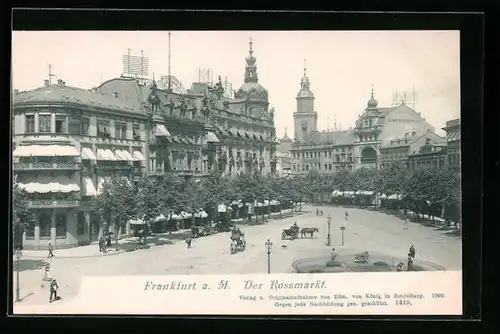 AK Frankfurt a.M., Blick auf den Rossmarkt