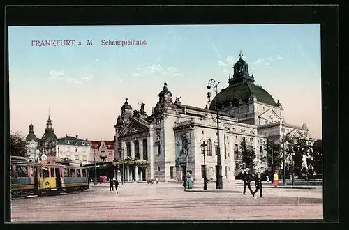 AK Frankfurt a.M., Vor dem Schauspielhaus